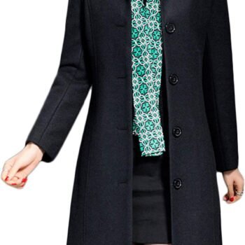 Women Wool Trench Coat Winter Long Thick Overcoat  Coats