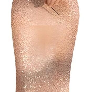 Women's Mermaid Evening Dress Long Sequin Tassel Prom Gown Elegant Bridesmaid Wedding Party Style
